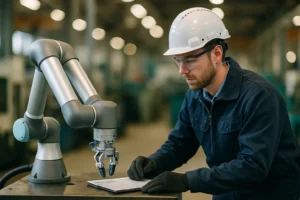 how cobots work with humans in industry 1 0 44577