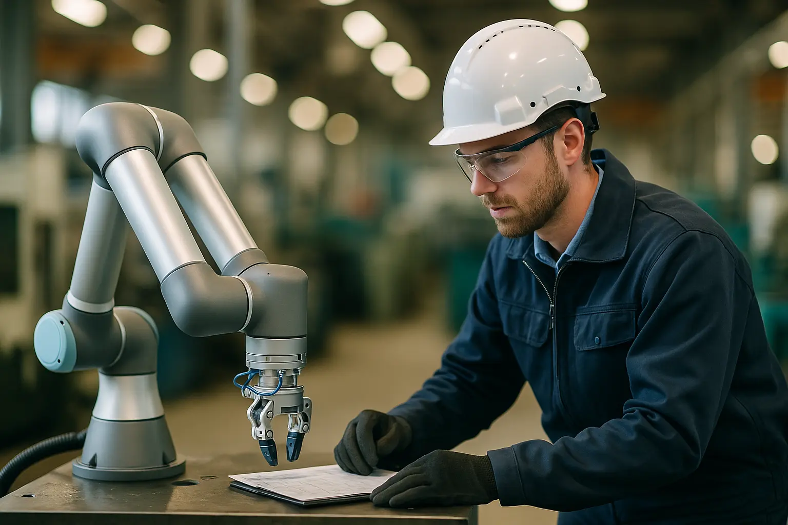 how cobots work with humans in industry 1 0 44577