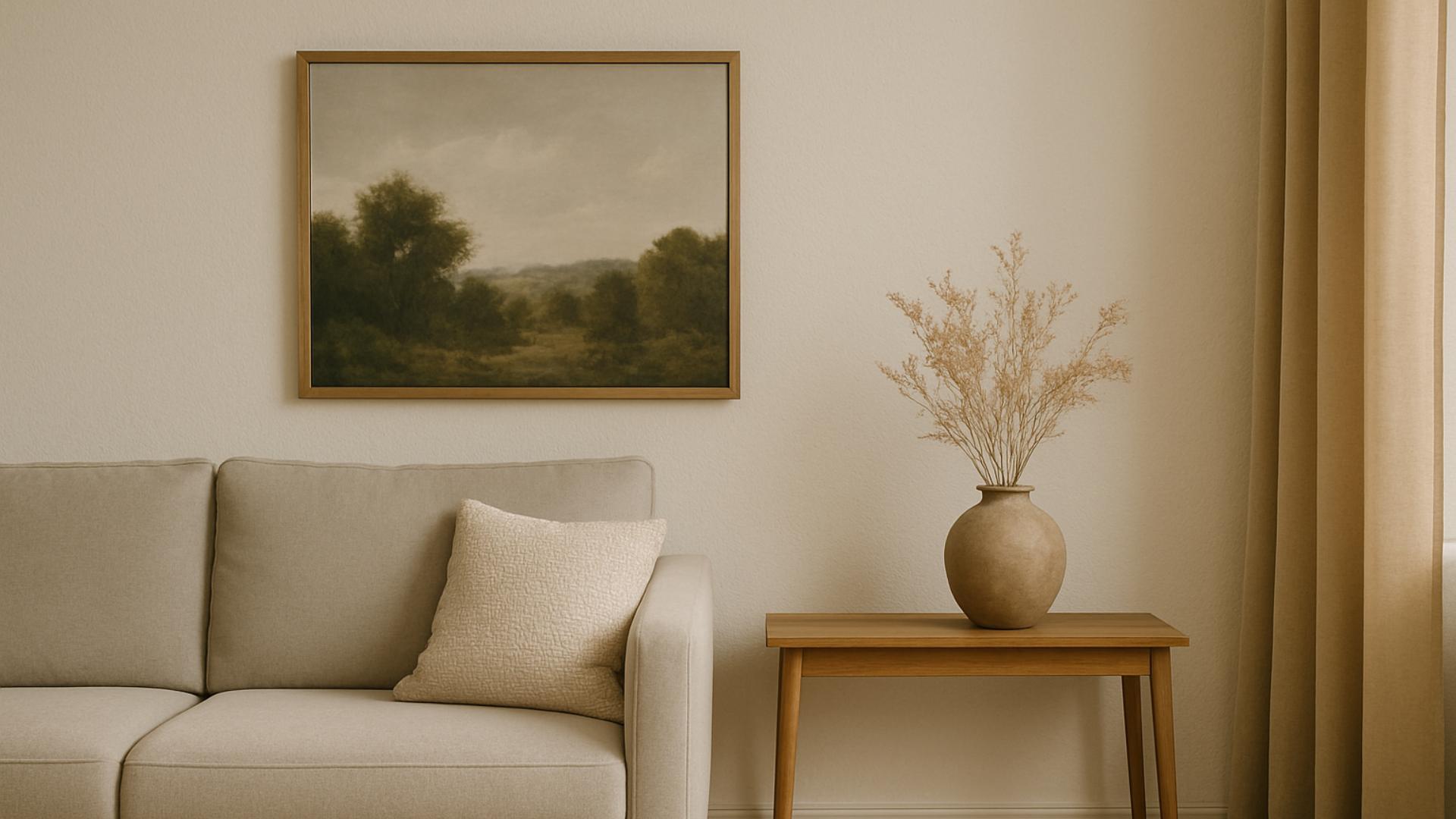 wall art in a room