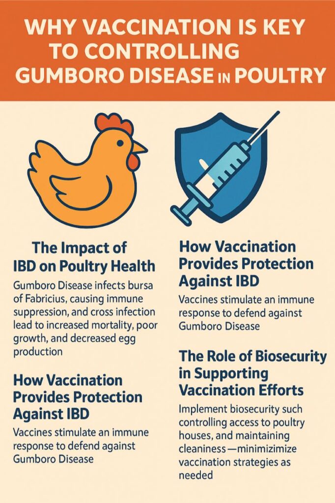 vaccination poultry gumboro disease